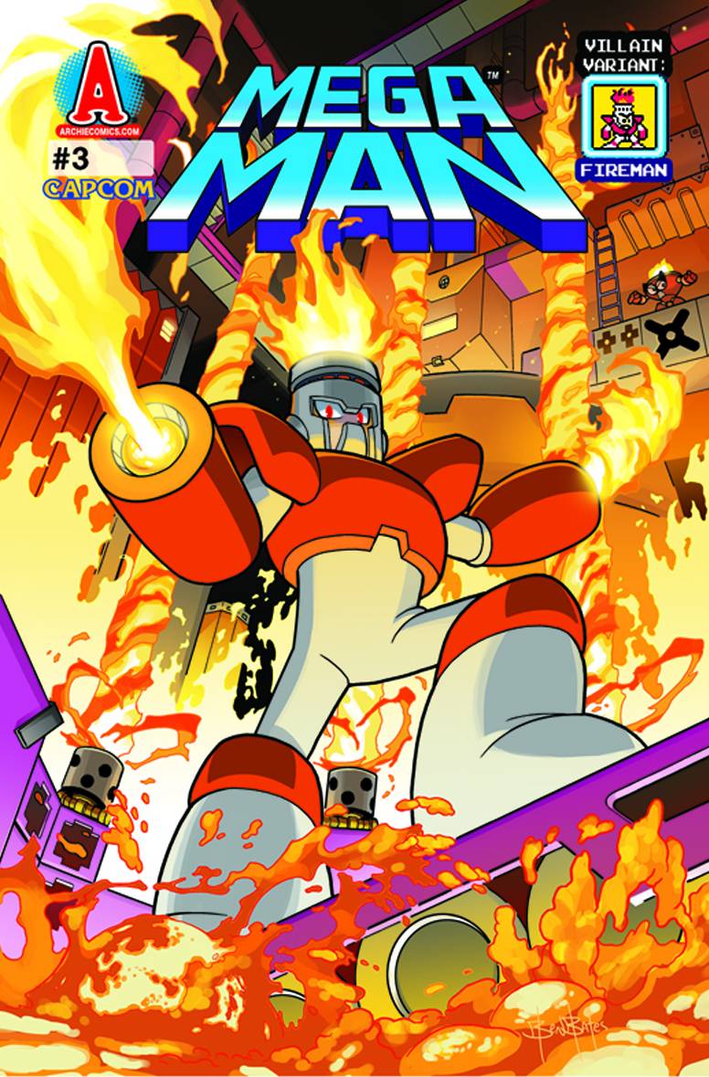 Mega Man #3 Variant Cover First Print